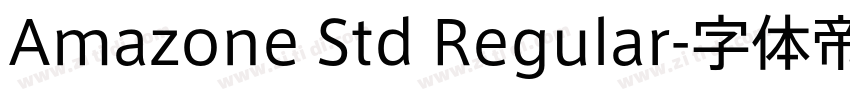 Amazone Std Regular字体转换